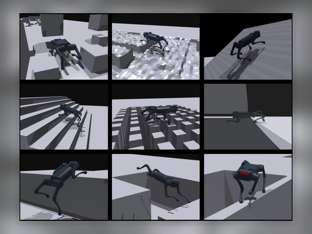 LEEPS: Learning End-to-End Legged Perceptive Parkour Skills on Challenging Terrains figure from the paper