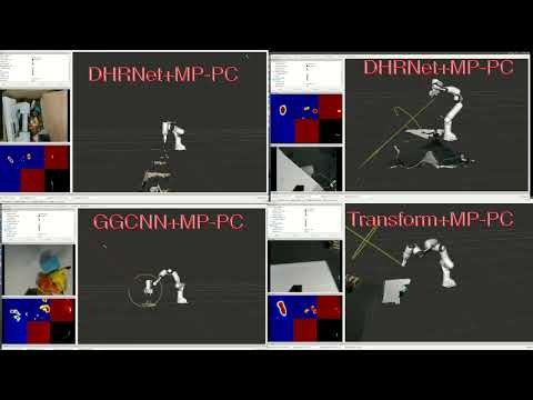 DHRNet and MP-PC stacked object grasping video cover